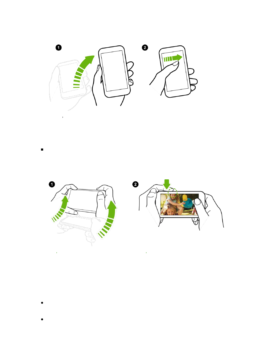 Launch the camera, Motion launch troubleshooting | HTC 10 Sprint User Manual | Page 90 / 260
