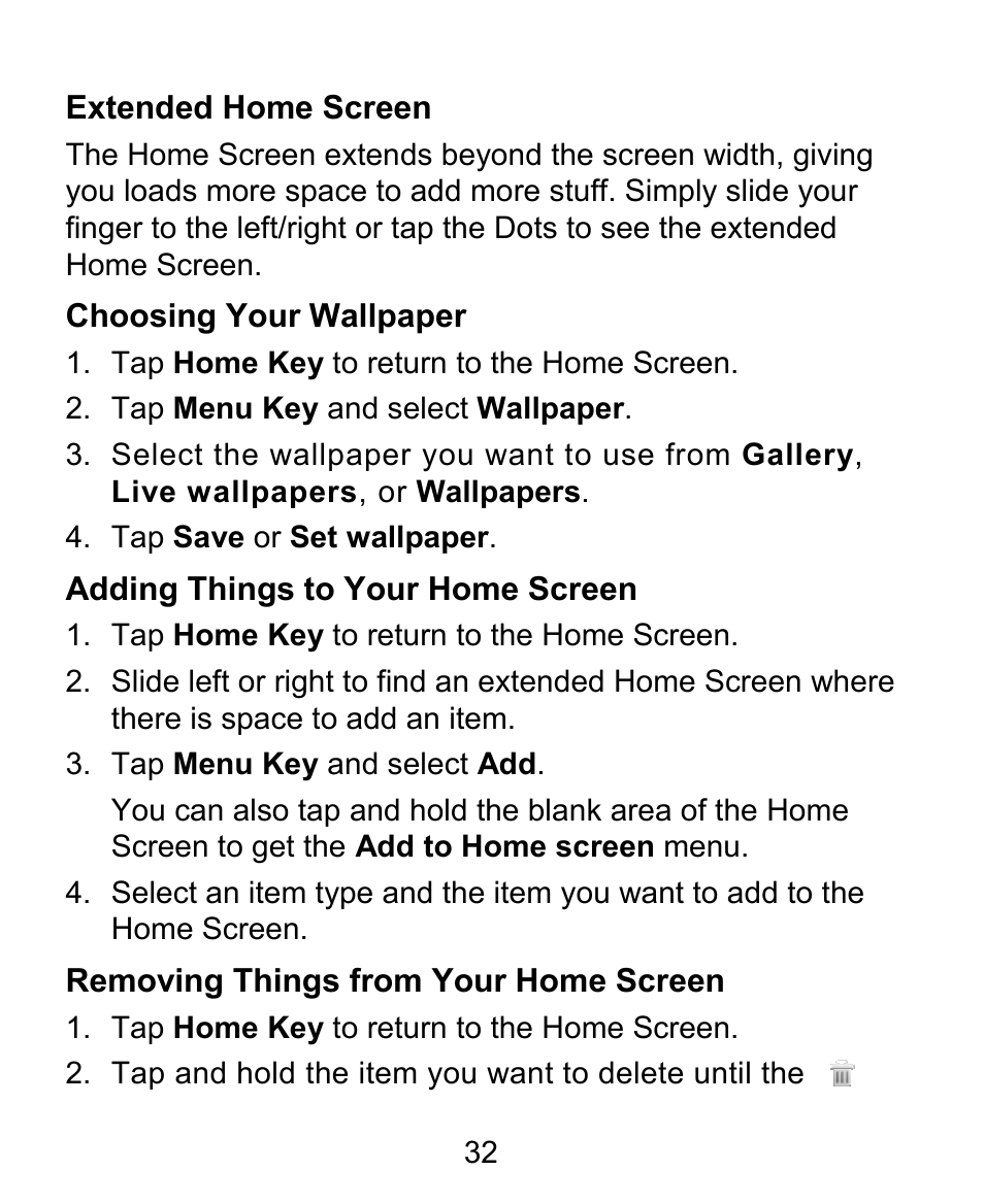 ZTE BLADE User Manual | Page 32 / 102