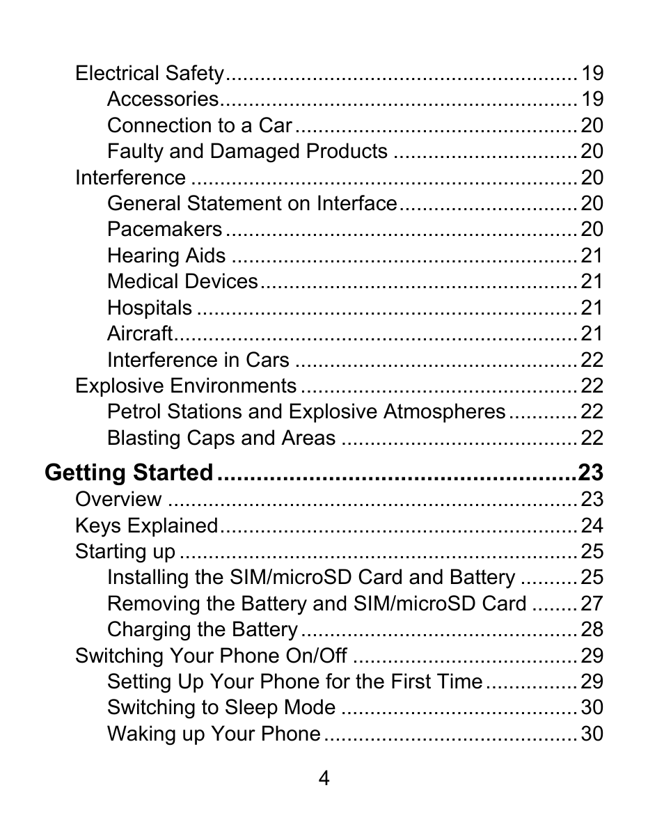 ZTE BLADE User Manual | Page 4 / 102