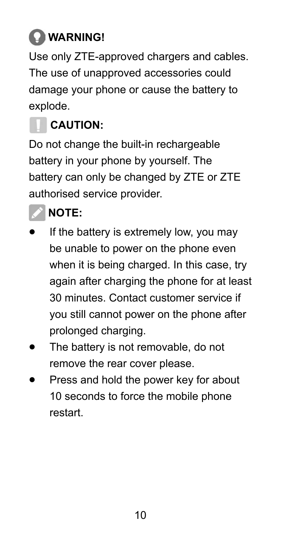 ZTE Axon Elite User Manual | Page 12 / 68