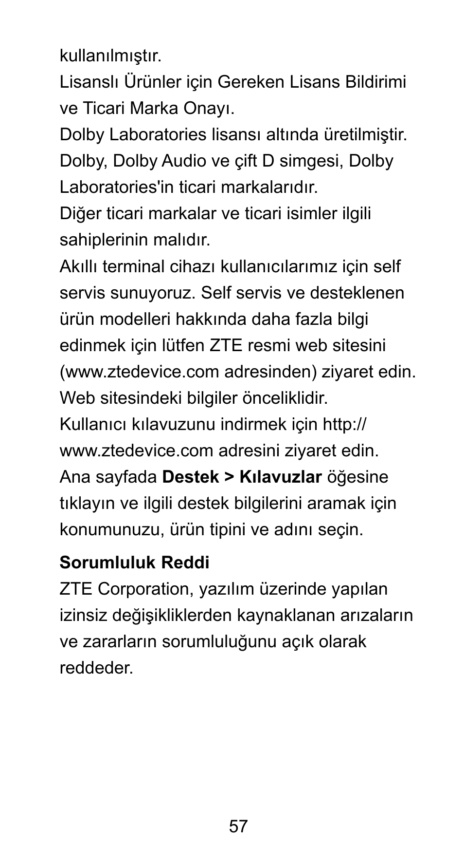ZTE Axon mini User Manual | Page 59 / 96