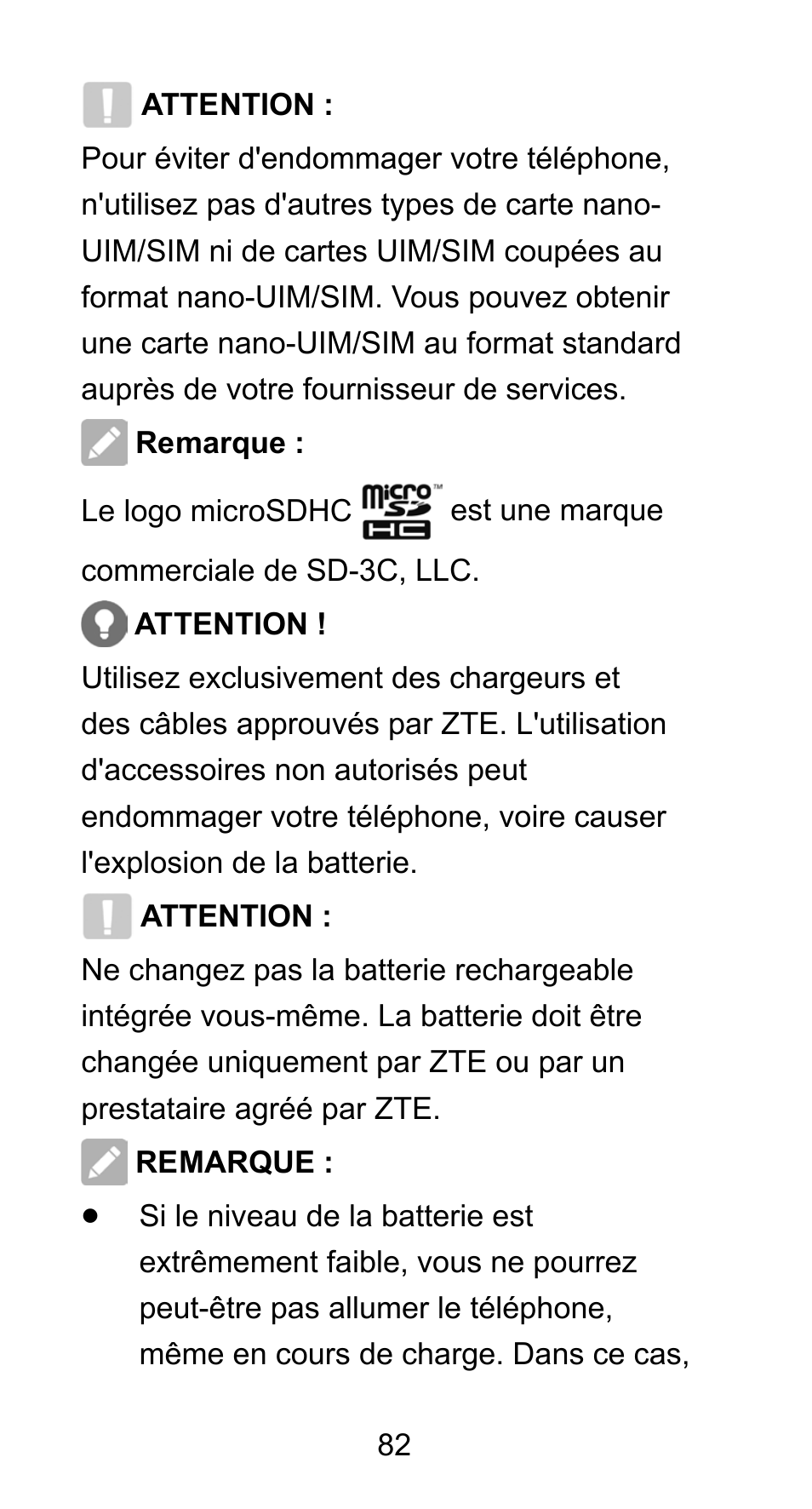 ZTE Axon mini User Manual | Page 84 / 96