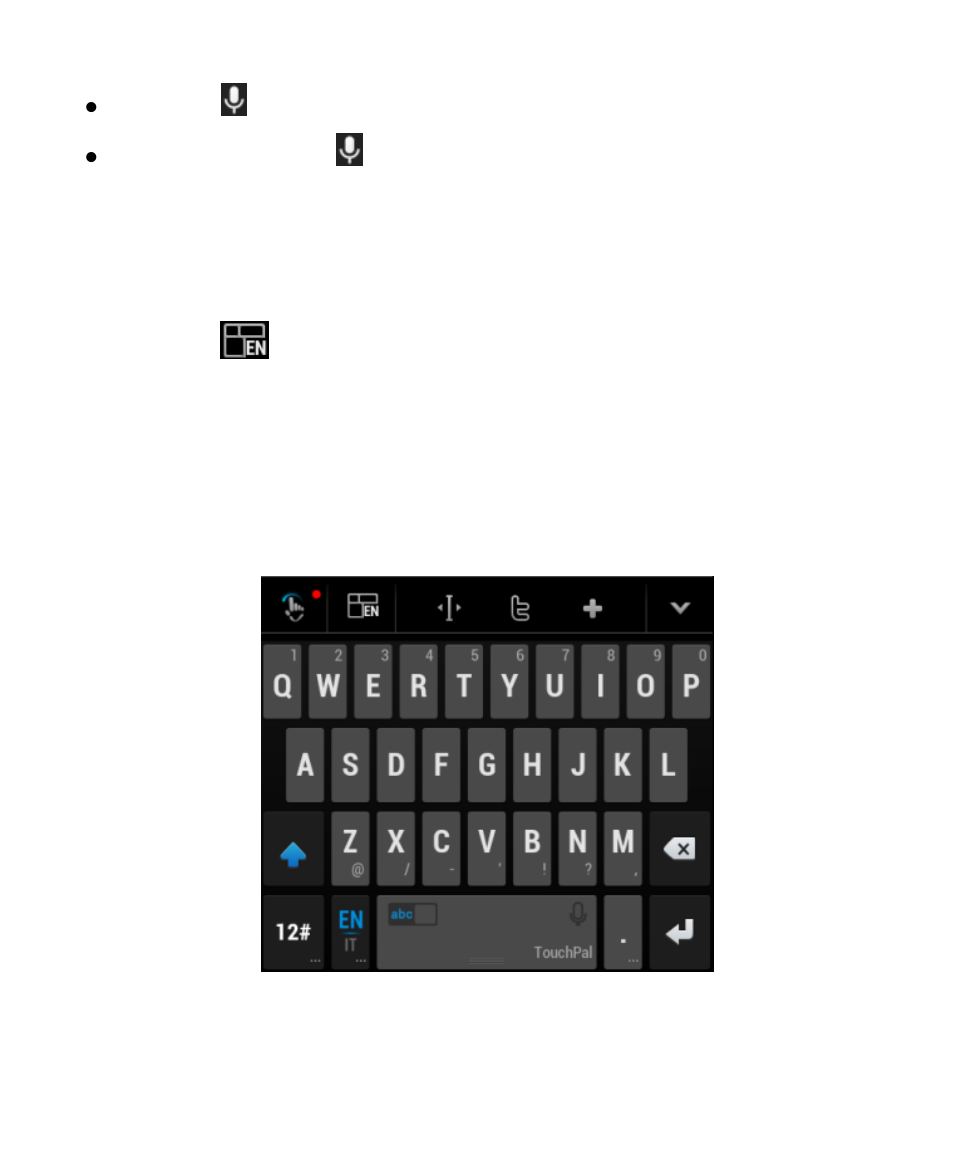 Touchpal keyboard | ZTE Blade A430 User Manual | Page 35 / 125