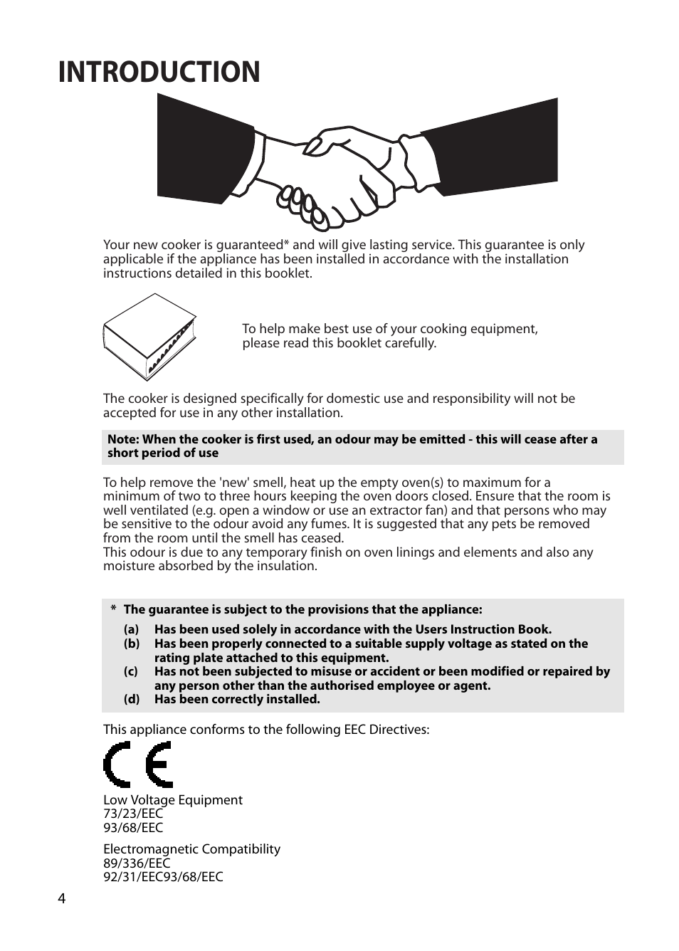 Introduction | Creda REFLECTION User Manual | Page 4 / 36