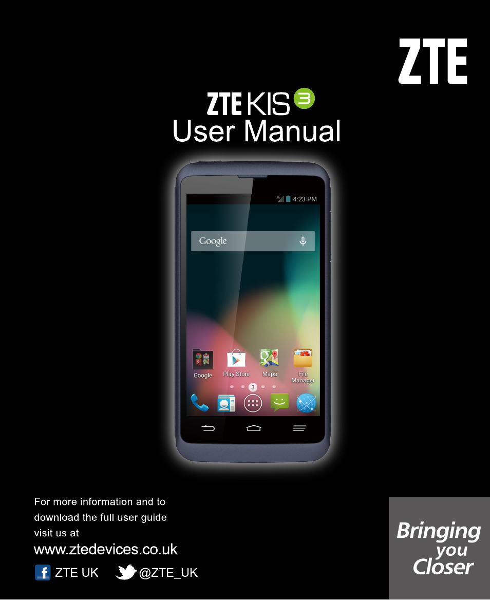 ZTE Kis3 User Manual | 176 pages