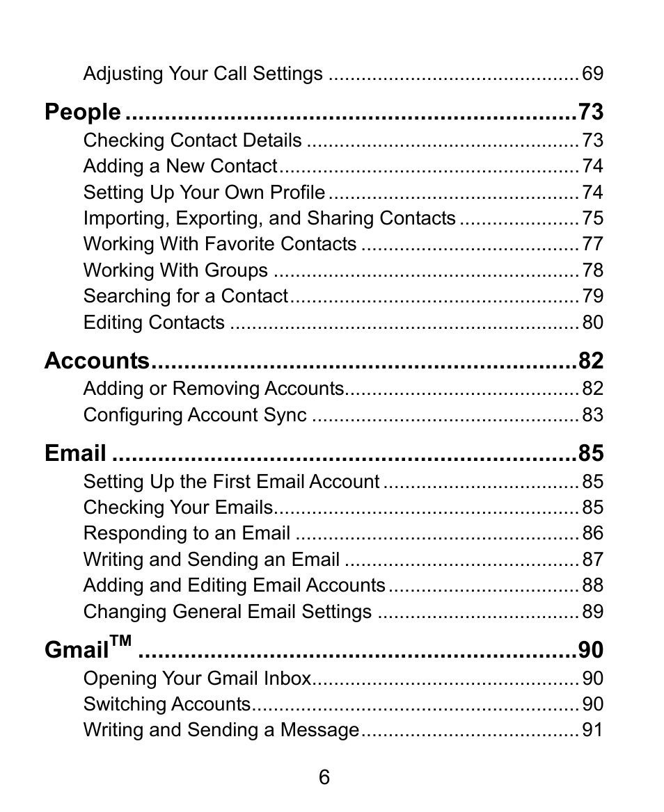 ZTE Kis3 User Manual | Page 7 / 176