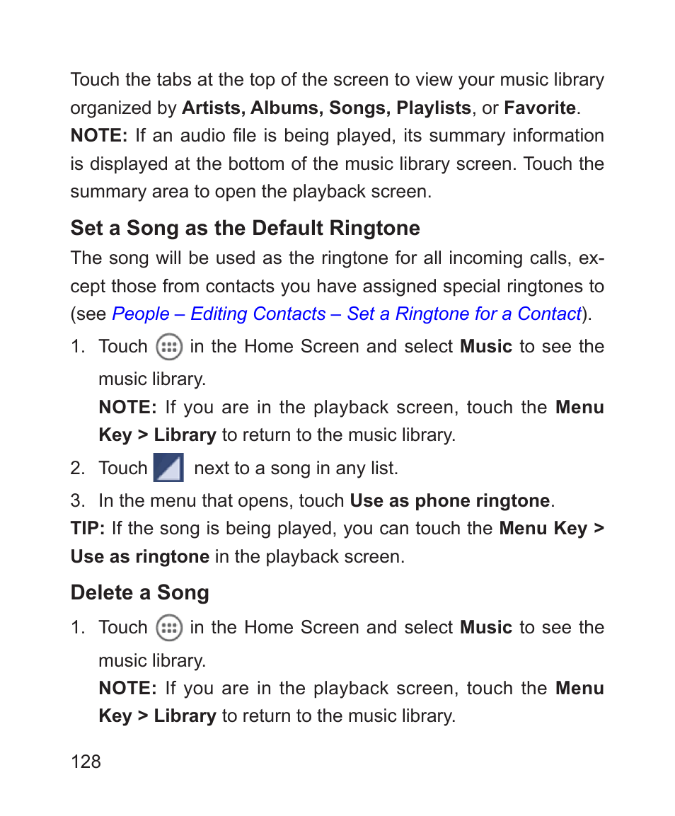 ZTE Blade 3 User Manual | Page 128 / 179