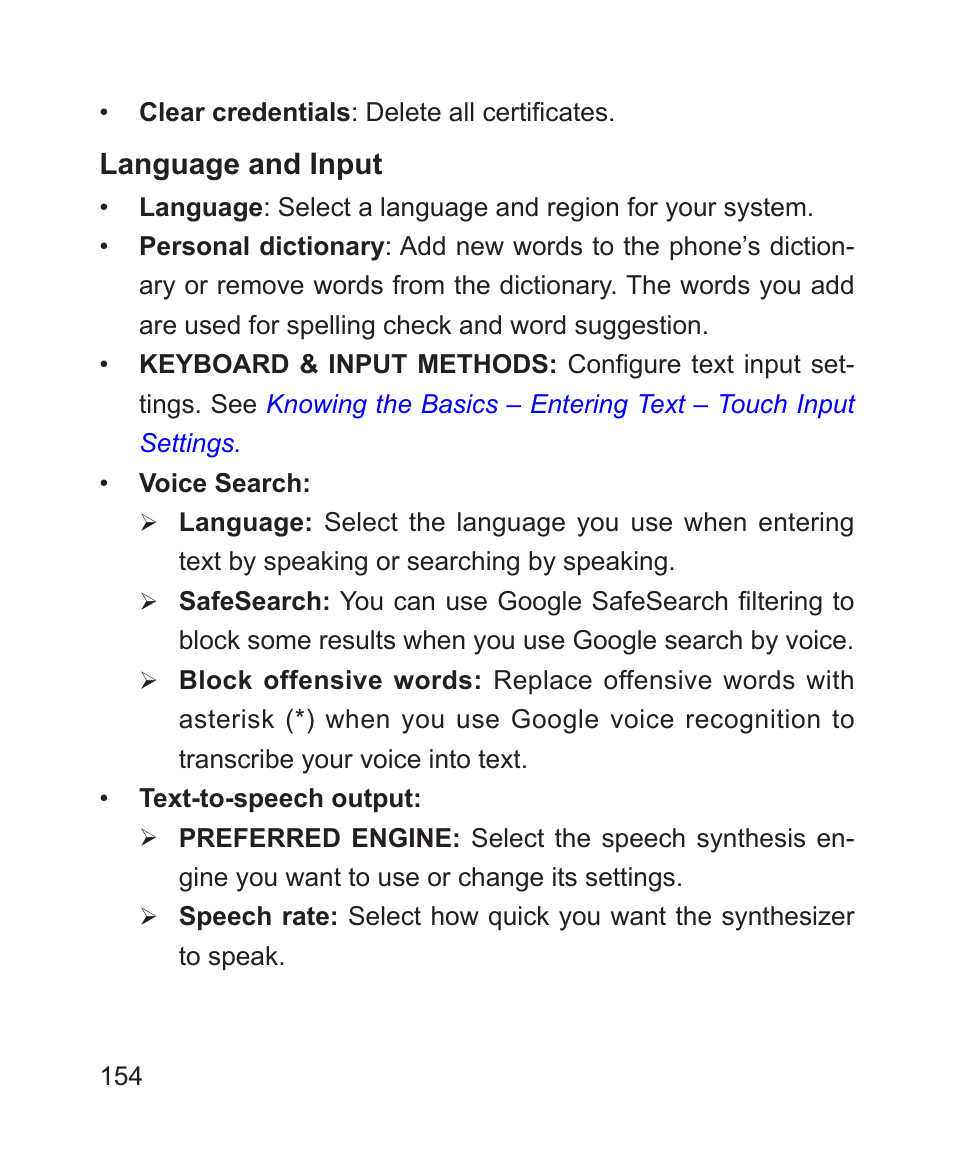 ZTE Blade 3 User Manual | Page 154 / 179