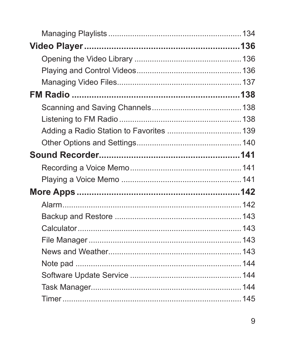 ZTE Blade 3 User Manual | Page 9 / 179