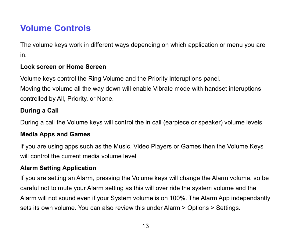 Volume controls | ZTE A462 / Telstra Smart Plus User Manual | Page 14 / 56