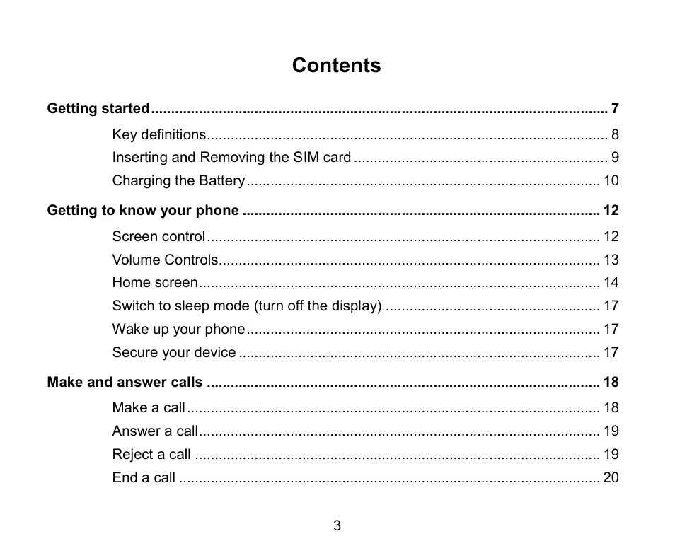 ZTE A462 / Telstra Smart Plus User Manual | Page 4 / 56