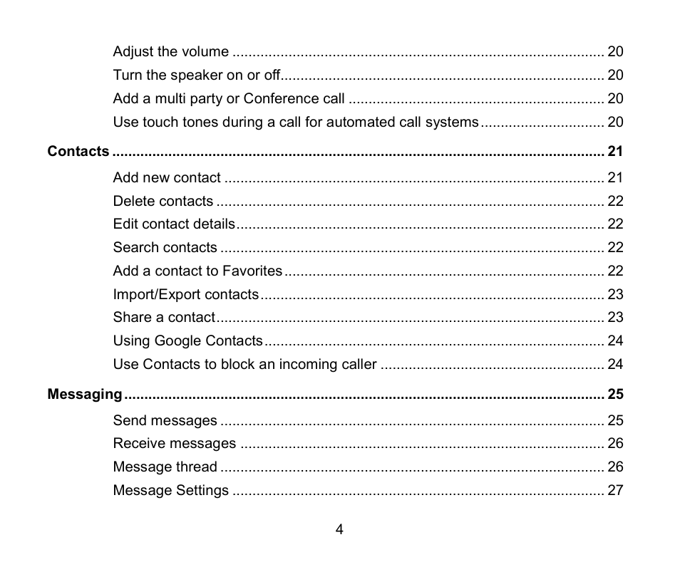 ZTE A462 / Telstra Smart Plus User Manual | Page 5 / 56