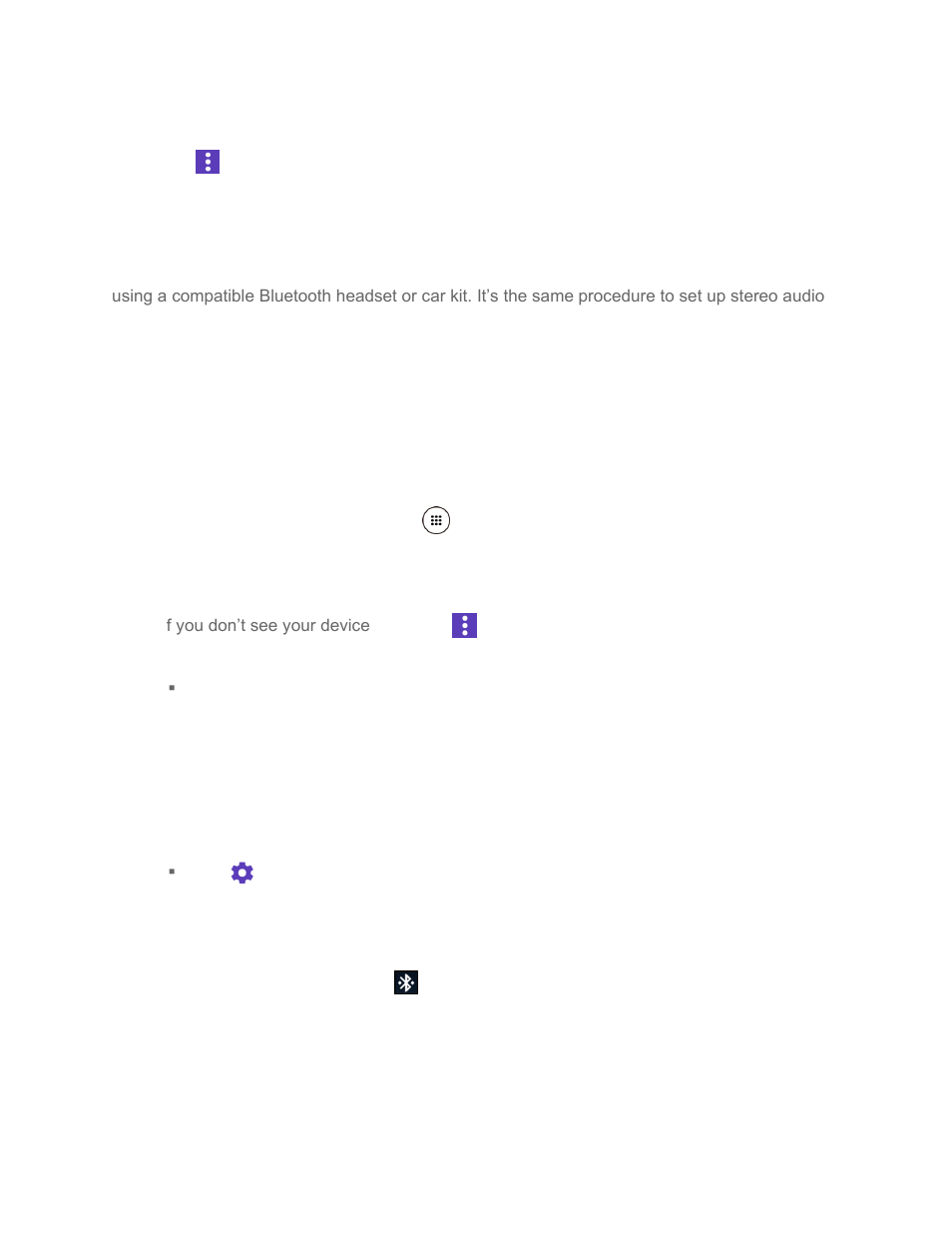 Connect a bluetooth headset or car kit | Kyocera DuraForce Pro User Manual | Page 120 / 179