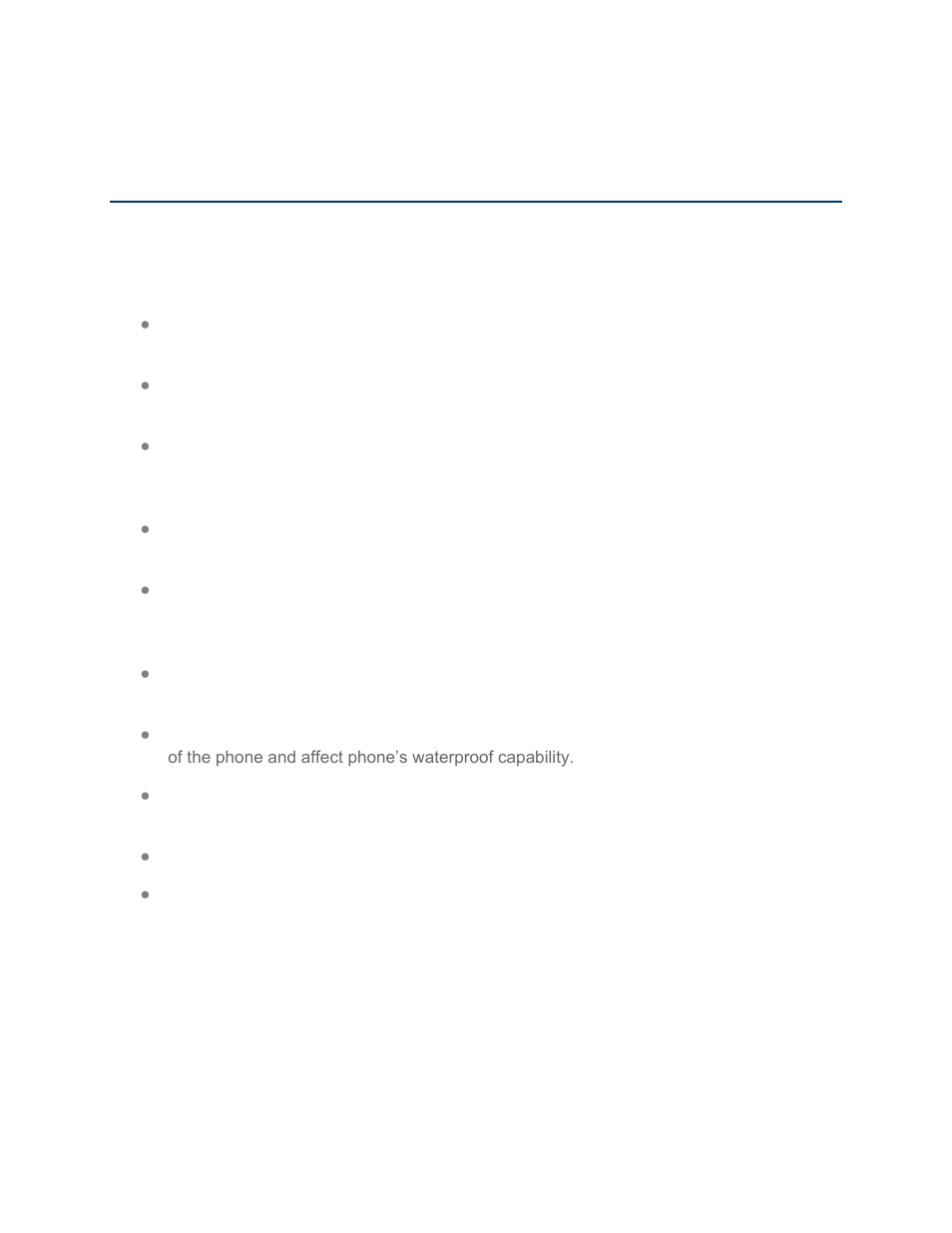 Cleaning and drying procedures, Precautions | Kyocera DuraForce Pro User Manual | Page 164 / 179