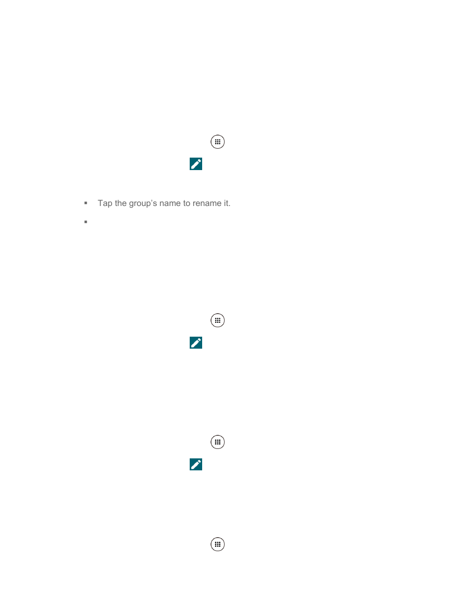Edit a group contact | Kyocera DuraForce Pro User Manual | Page 60 / 179