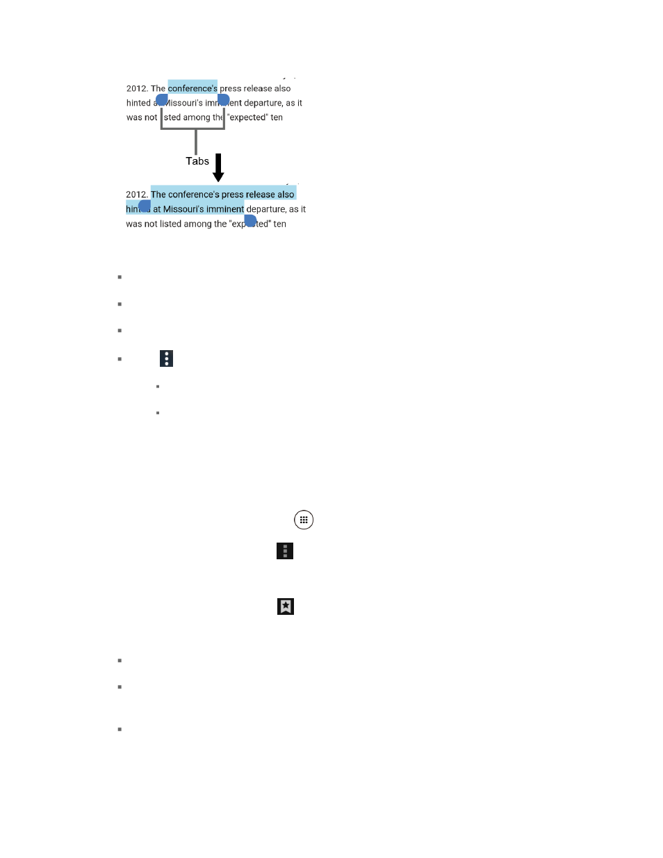 Manage bookmarks | Kyocera DuraForce Pro User Manual | Page 91 / 179