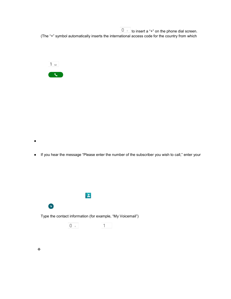 Sprint international voicemail service, Access your voicemail internationally | Kyocera DuraForce Pro User Manual | Page 121 / 245