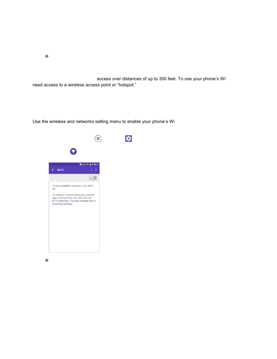 Wi-fi, Turn wi-fi on and connect to a wireless network | Kyocera DuraForce Pro User Manual | Page 126 / 245