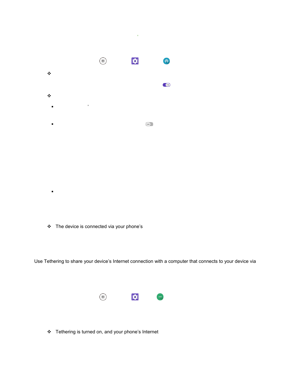 Tethering | Kyocera DuraForce Pro User Manual | Page 132 / 245