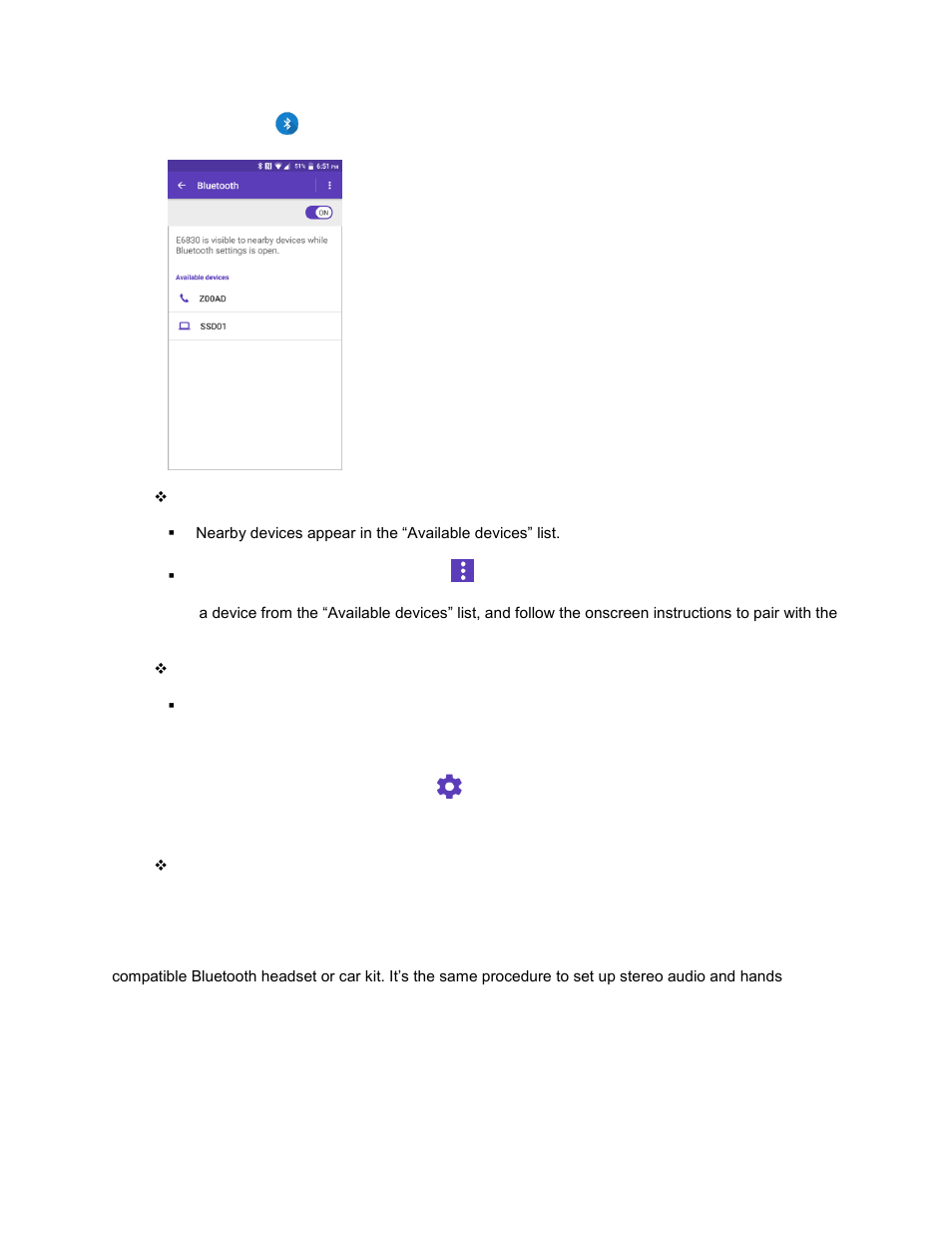 Connect to a paired bluetooth device | Kyocera DuraForce Pro User Manual | Page 135 / 245