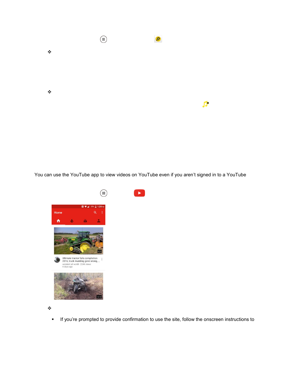 Youtube, View youtube videos | Kyocera DuraForce Pro User Manual | Page 174 / 245