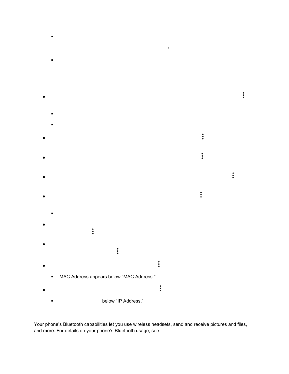 Bluetooth settings | Kyocera DuraForce Pro User Manual | Page 183 / 245