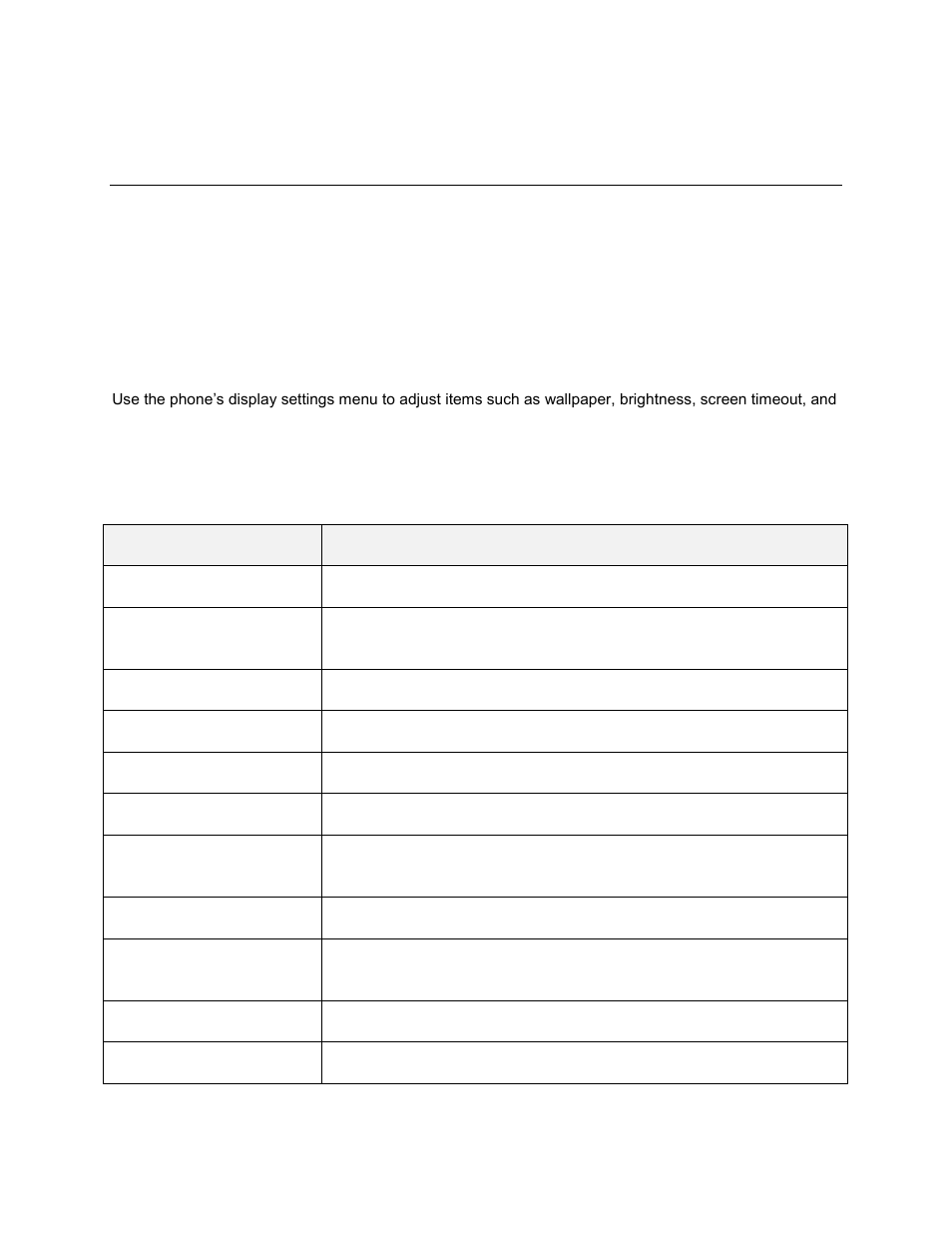 Device settings, Call settings, Display settings | Kyocera DuraForce Pro User Manual | Page 192 / 245