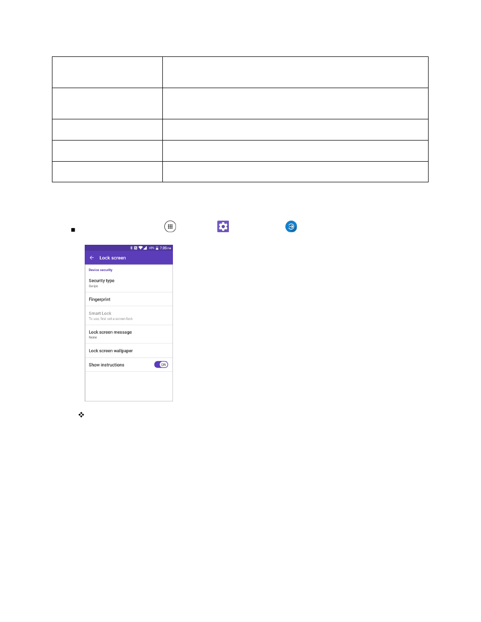 Security settings | Kyocera DuraForce Pro User Manual | Page 210 / 245
