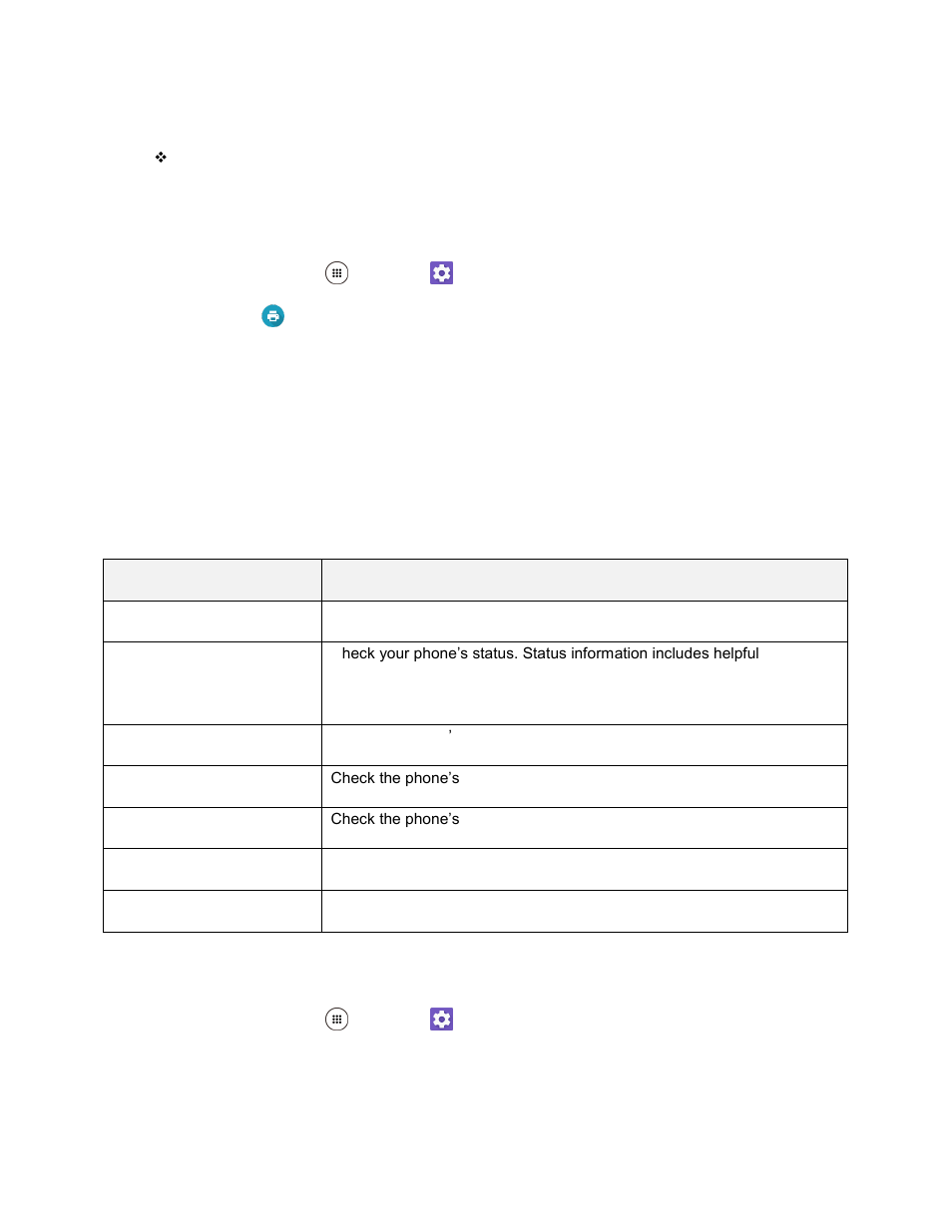 Printing, About phone settings | Kyocera DuraForce Pro User Manual | Page 224 / 245