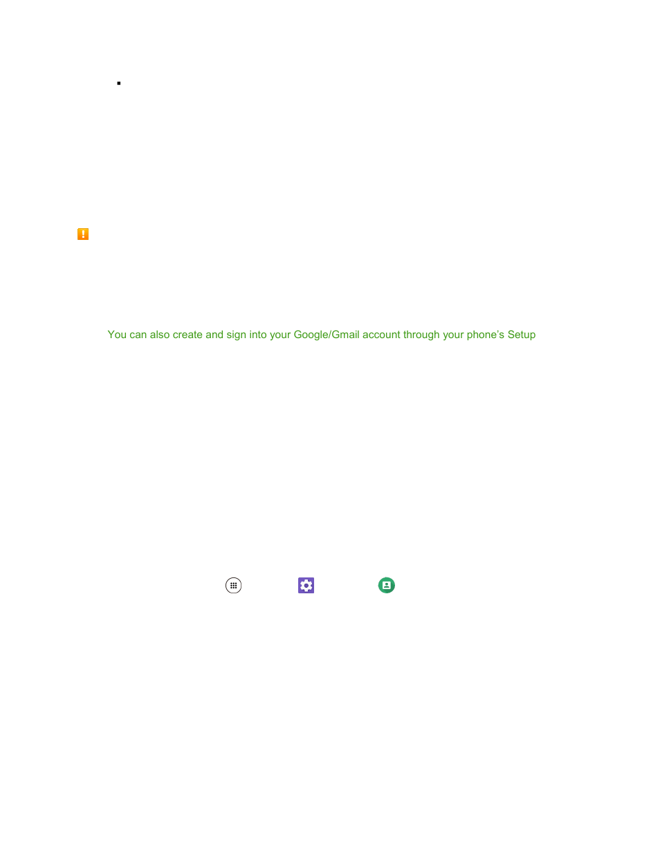 Google account, Create a google account | Kyocera DuraForce Pro User Manual | Page 40 / 245