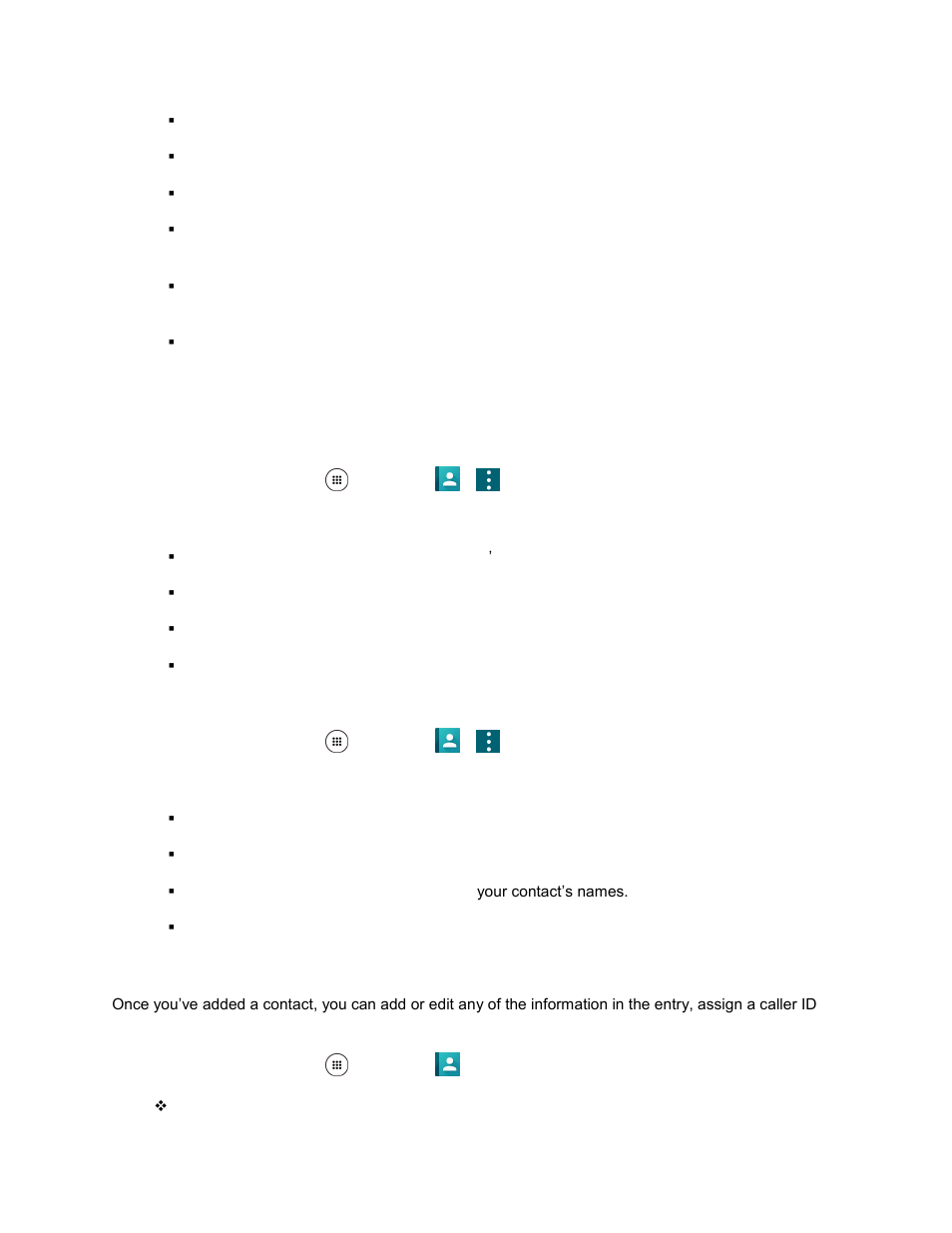 Edit a contact | Kyocera DuraForce Pro User Manual | Page 82 / 245