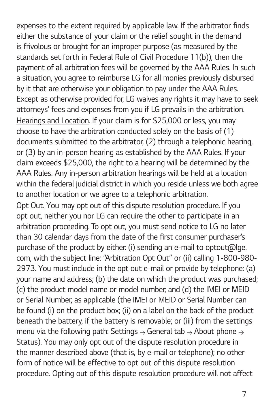 LG Stylo 2 Plus LG-K550 User Manual | Page 8 / 129