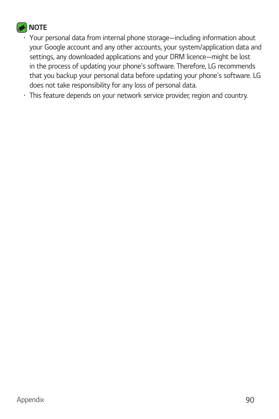 LG Stylo 2 Plus LG-K550 User Manual | Page 91 / 129