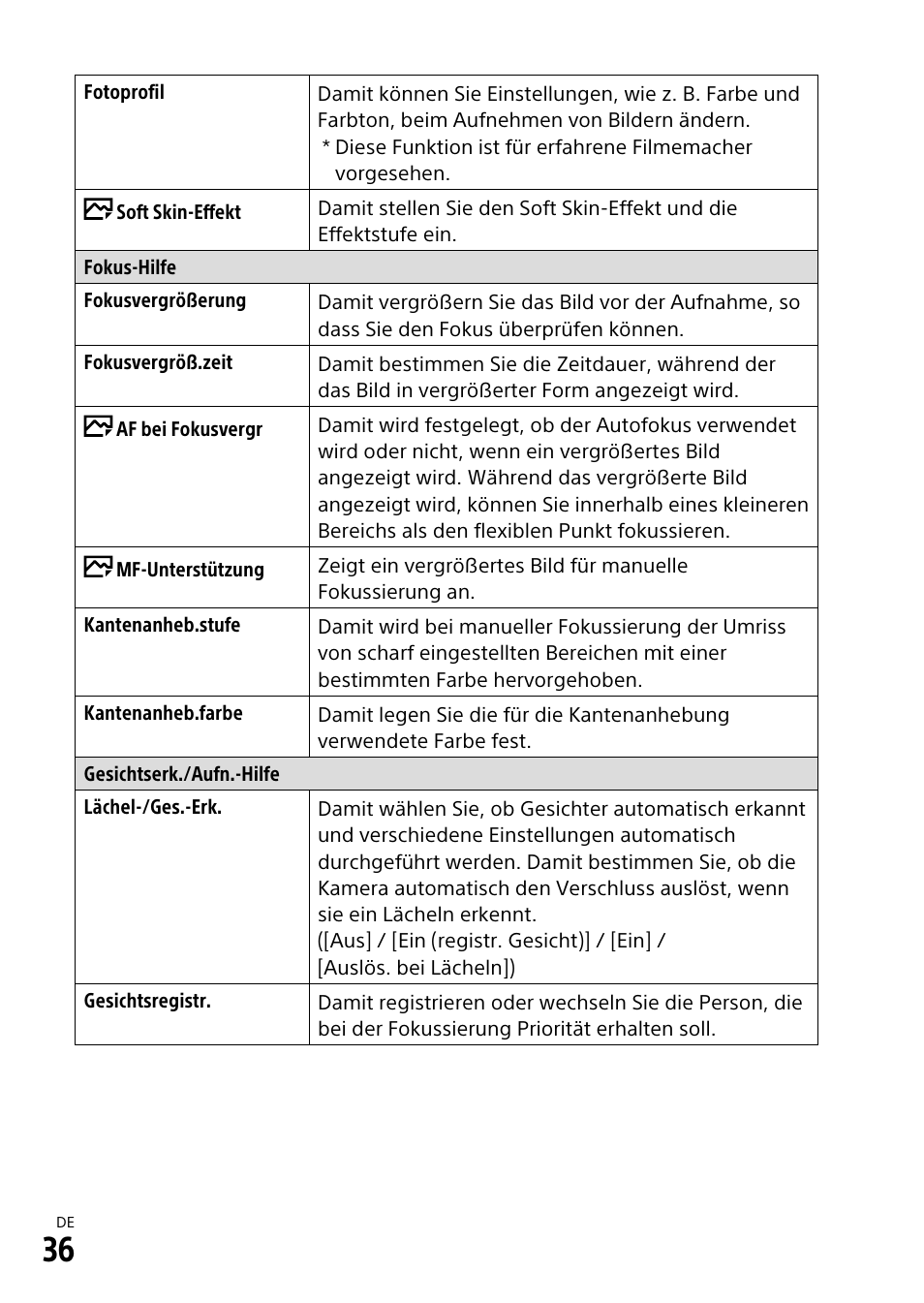 Sony α6500 ILCE-6500 User Manual | Page 148 / 507