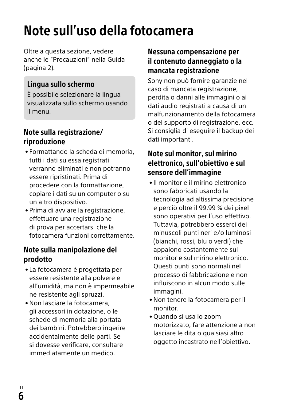 Sony α6500 ILCE-6500 User Manual | Page 208 / 507