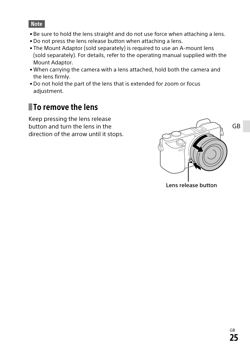 Sony α6500 ILCE-6500 User Manual | Page 25 / 507