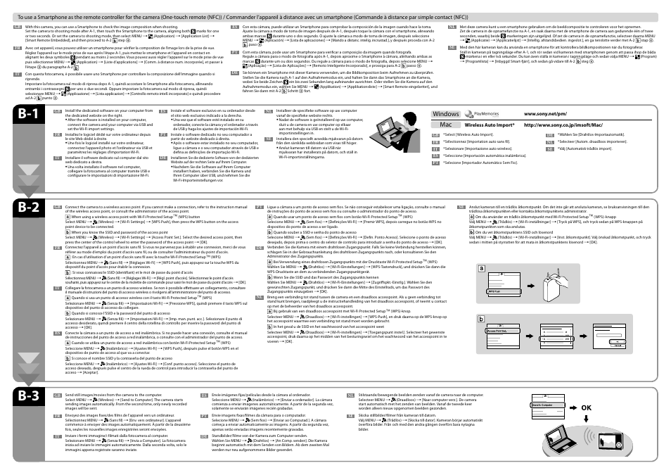 B-1 b-2 b-3, Windows mac | Sony α6500 ILCE-6500 User Manual | Page 2 / 2