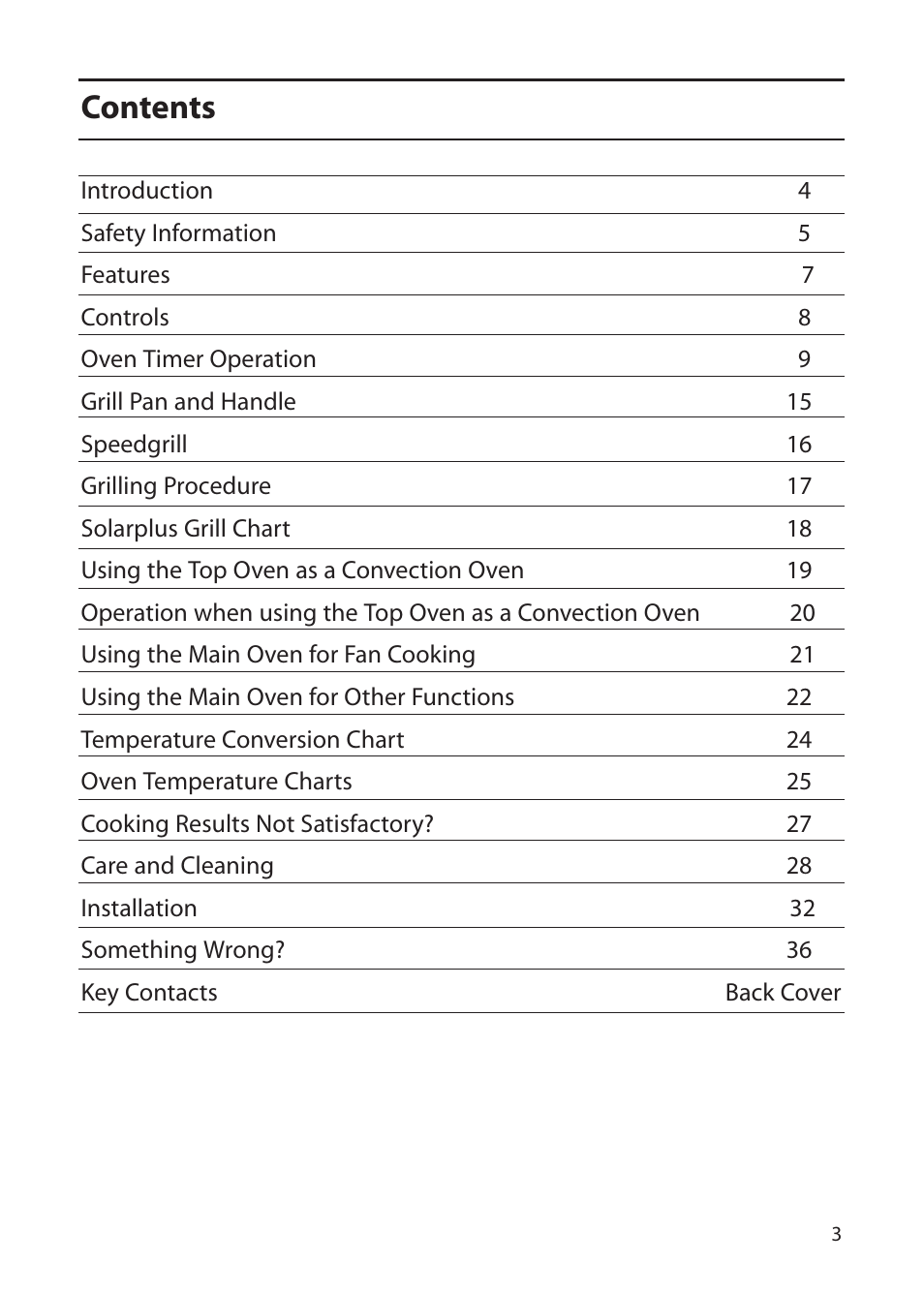 Creda CB43E User Manual | Page 3 / 40