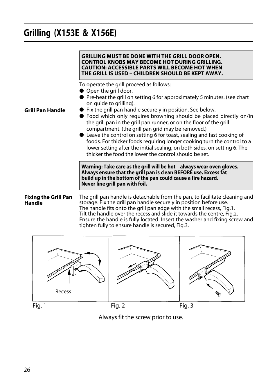 Creda X156E User Manual | Page 26 / 40