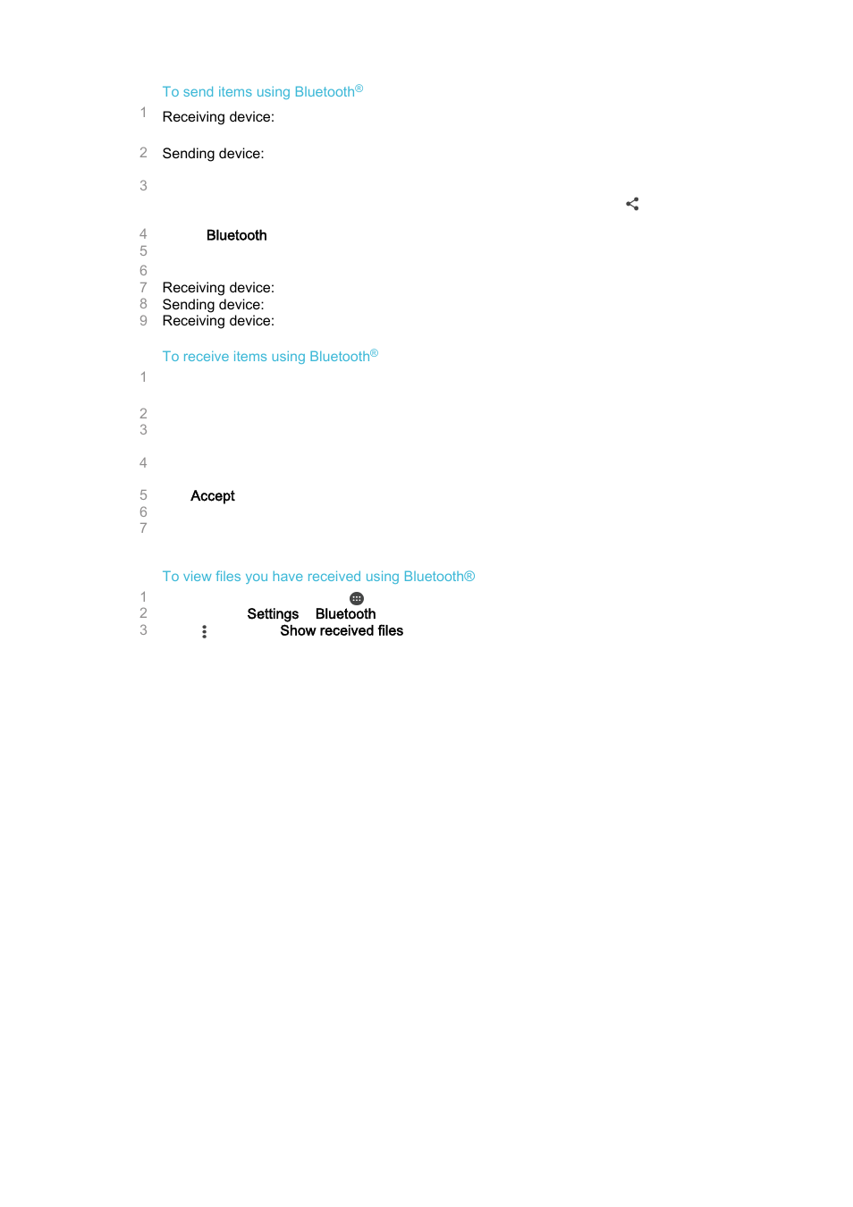 Sony Xperia Z4 Tablet SGP771 User Manual | Page 117 / 135