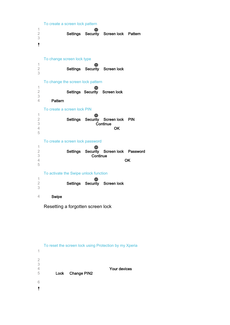 Sony Xperia Z4 Tablet SGP771 User Manual | Page 14 / 135