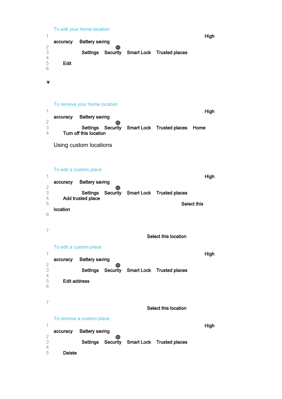 Sony Xperia Z4 Tablet SGP771 User Manual | Page 17 / 135