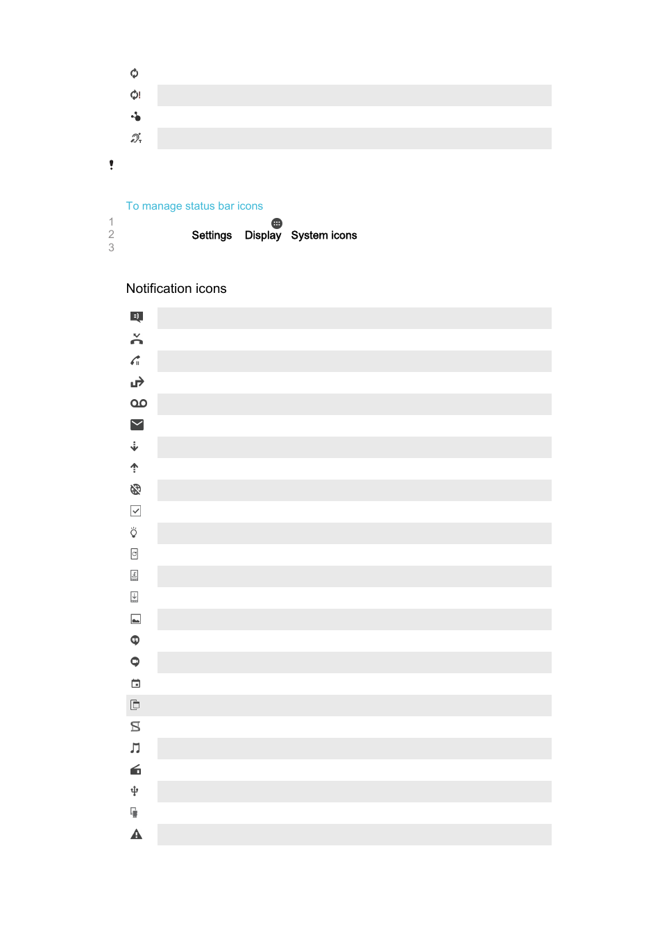 Sony Xperia Z4 Tablet SGP771 User Manual | Page 33 / 135