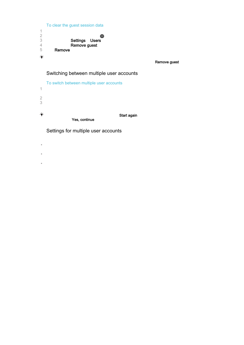 Sony Xperia Z4 Tablet SGP771 User Manual | Page 56 / 135