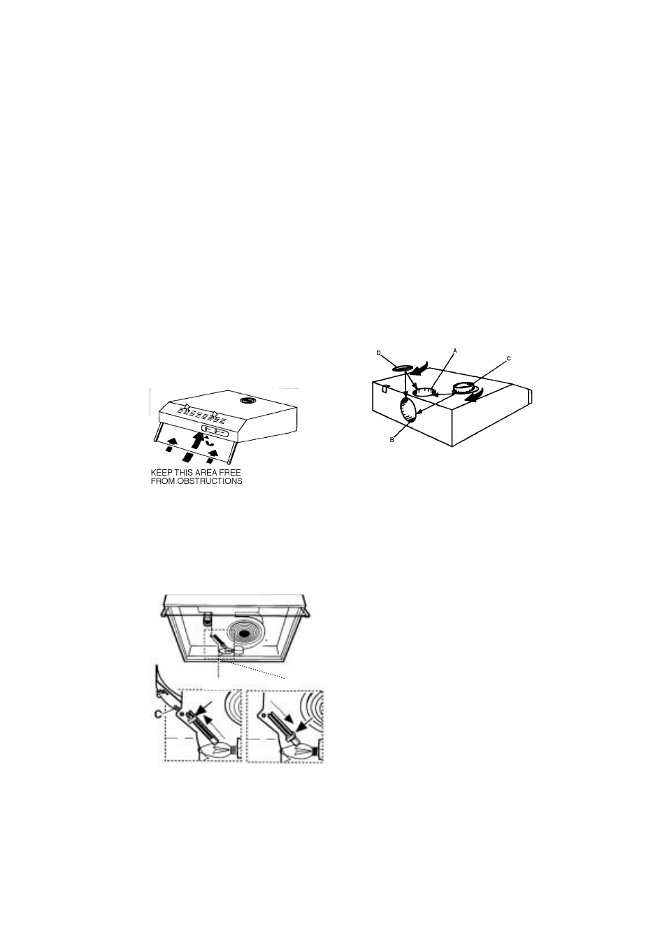 Installing your cooker hood | Creda CRV10 User Manual | Page 5 / 12