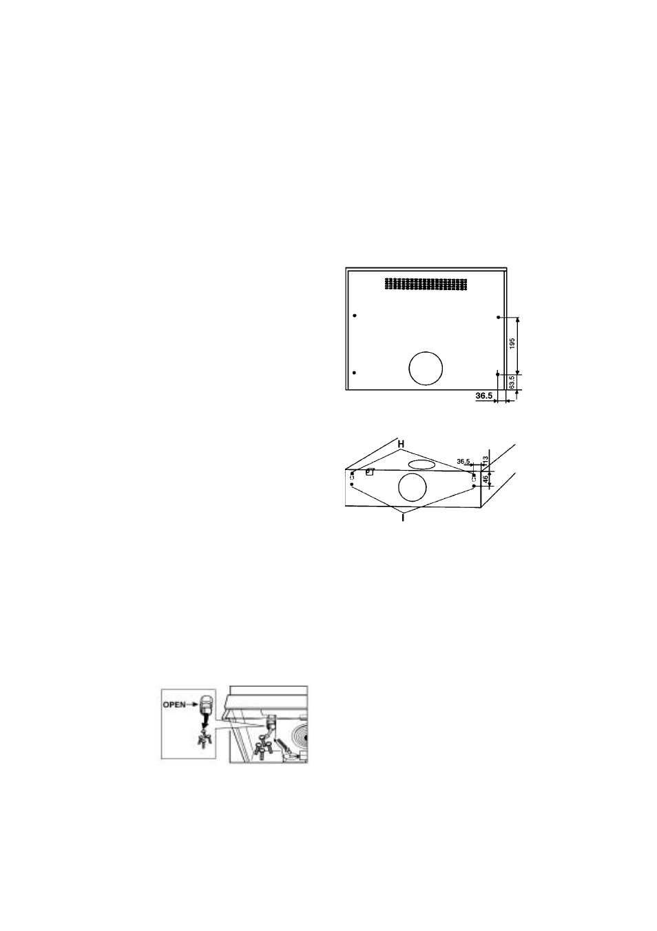 Installing your cooker hood | Creda CRV10 User Manual | Page 7 / 12