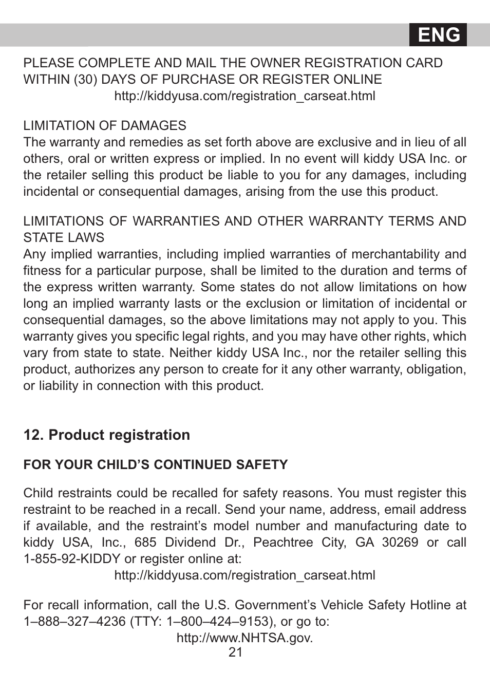 Kiddy Cruiserfix Pro User Manual | Page 22 / 24