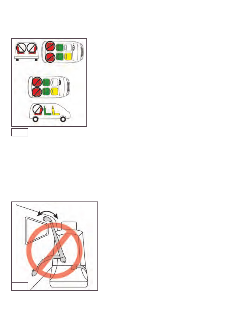 2 vehicle seat belts | Kiddy World plus User Manual | Page 10 / 44
