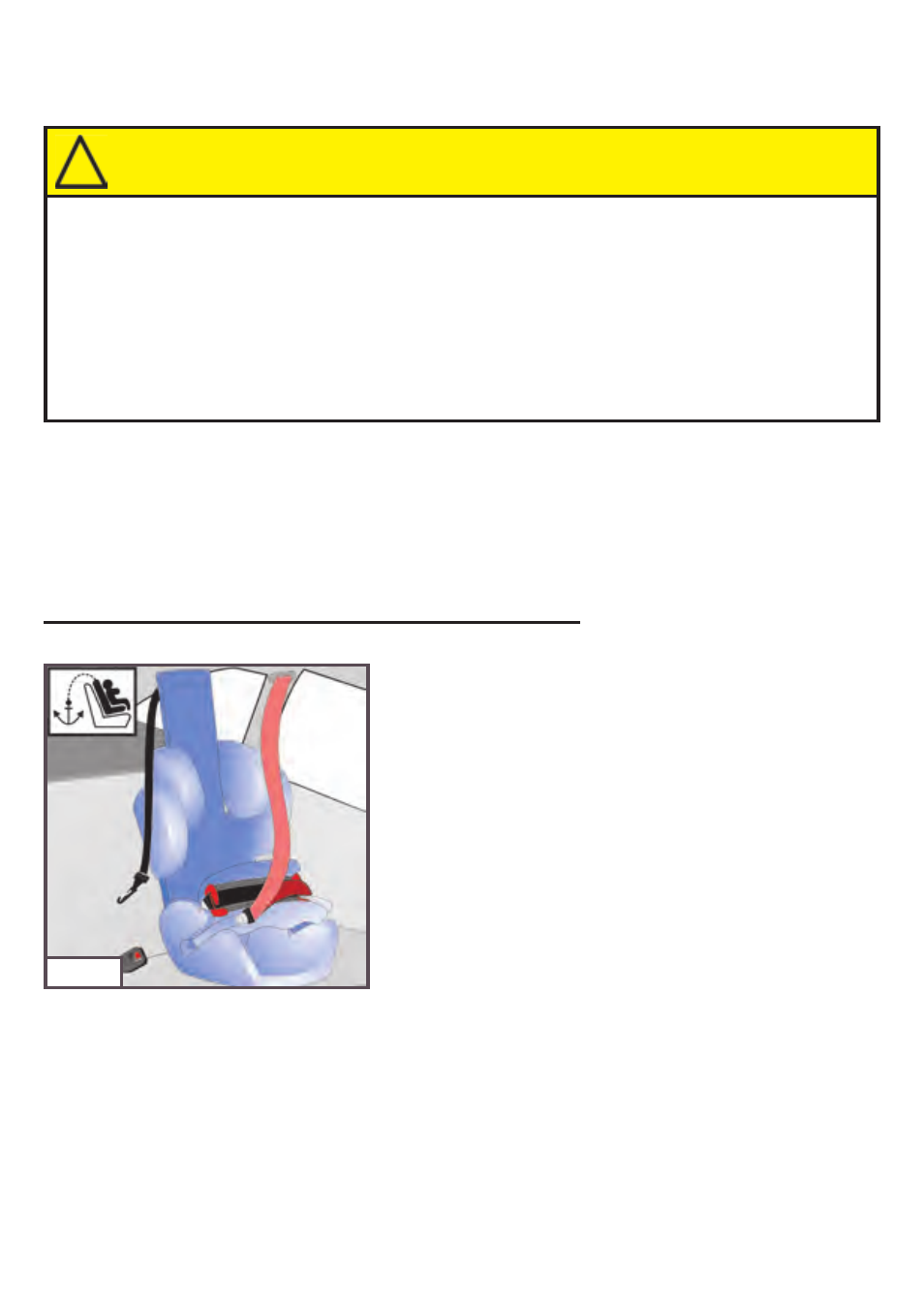 Warning, Selecting a vehicle seating location, Death or serious injury can occur | Kiddy World plus User Manual | Page 24 / 44