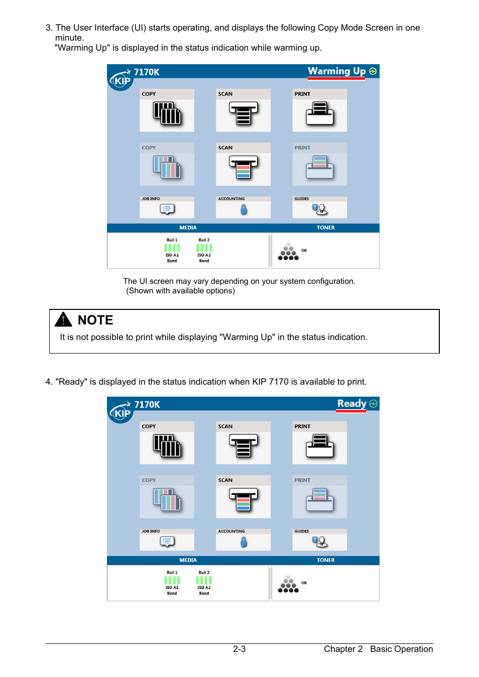 KIP 7170K User Manual | Page 27 / 75